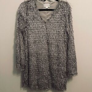 Chico's Silver Fringe dress